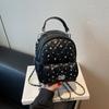 2026 Moda Novo Retro High-End Mochila de Corrente Acolchoada para o Dia a Dia Mini Bolsa de Ombro Simples Feminina