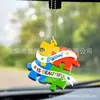 Novo Ornamento Criativo Colorido de Flor de Acrílico para Pendurar no Carro Chaveiro de Mochila Pingente Decoração de Casa Carro 2023