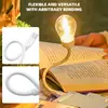 Lâmpada Recarregável Economizadora de Energia, Tubo Flexível USB, Luminária de Mesa Dobrável com Filamento de Tungstênio, Lâmpada de Estudo para Proteção dos Olhos, Luz Ambiente Ajustável