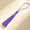 7cm Pequeno Marcador de Página com Borla e Contas Vintage Borla Pingente Decorativo DIY Acessório Borla para Atacado