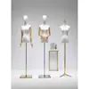 Suporte de Exibição de Modelo para Roupas Femininas, Corpo Meio Corpo Estilo Coreano, Vestidos de Noiva, Cheongsam, Adereços de Vitrine de Loja de Roupas, Manequim de Corpo Inteiro