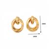 Joyería de comercio exterior de Qingdao nuevos pendientes AliExpress Xiyin joyería transfronteriza suministro al por mayor pendientes pendientes de oro