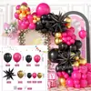Set de Globos de Decoración para Fiesta Color Oro Rosa Nuevo Transfronterizo para Decoración de Celebración del Día de la Mujer Arreglo de Cadena de Globos