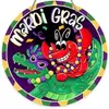 Nuevas Decoraciones Colgantes de Madera de Pelícano y Cocodrilo de Mardi Gras Decoración para Fiesta de Carnaval de Nueva Orleans Adornos Colgantes Tallados en Madera Transfronterizos