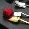 Cuchara para Sandía de Acero Inoxidable al por Mayor Cuchara Pequeña Creativa Linda Pala para Comer Doméstica Cuchara Pala Postre Cuchara Celebridad de Internet