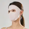 Mascarilla de protección solar de hielo personalizada para mujer, anti-UV, para conducir, de seda de hielo, protección facial completa.
