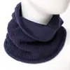 Nuevo Otoño Invierno Cálido Felpa Tejido de Bambú Jersey Cuello Bufanda para Hombres Mujeres Amigable con la Piel Bufanda Pequeña Calentador de Cuello Color Sólido Versátil