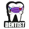 Novas Contas de Proteção para Dentes Caneta de Cola Suave Artesanal DIY Contas de Foco Acessórios para Caneta Acessórios para Caneta Esferográfica de PVC