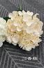 [Hortensia de Simulación] Nueva 5 Hortensia de Mallorca Blanca Comercio Exterior Fondo para Bodas Flores Artificiales al por Mayor