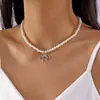 Collar de Lazo Más Vendido de Dongdaemun, Corea, Cadena de Tarjeta de Lazo de Moda y Sencilla para Mujer, Versátil para el Uso Diario