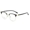 50mm Nuevo Retro Universitario Marco de Cejas Tr90 Más Fácil de Combinar Gafas para Miopía Marco de Gafas Redondas Danyang Gafas al por Mayor