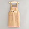 Delantal de dibujos animados resistente al agua para cocinar en la cocina, ropa de trabajo resistente a las manchas con logotipo impreso, adecuado para catering, trabajo y venta ambulante, unisex