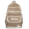 Mochila Nueva de Moda para Estudiantes Universitarios, Versátil Moderna Ligera Simple Elegante Mochila de Mujer para Preparatoria