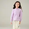 Suéter de Lã Infantil Meia-Gola para Inverno para Meninos e Meninas, Suéter Quente Espessado de Sete Fios, Camada Base Infantil, 100% Lã