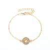 Pulseras de Moda de Venta Caliente Europeas y Americanas con Incrustaciones de Diamantes de Veinte Constelaciones, Pulseras Redondas Huecas Personalizadas y Versátiles, Regalos para Parejas de Estudiantes