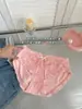 """Rosa Puro""~Estilo Japonês Menina Doce Renda Vazada Sexy Puro Desejo Calcinha Feminina Modelo Novo 2025"