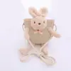 Bolsa de palha Yipan para crianças meninas, bolsa transversal fofa para meninas pequenas, bolsa de ombro de coelho da moda princesa bebê