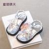 Talla 26-37 Sandalias Infantiles Zapatos de Princesa para Niñas Verano 2026 Modelo Nuevo Zapatos de Playa para Niños Grandes Sandalias de Suela Suave con Punta Cerrada