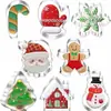 Juego de 8 Moldes para Galletas de Navidad Hechos de Acero Inoxidable, Adecuado para Galletas de Fondant y Decoraciones de Pasteles