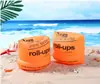 Flotador de brazo retro para natación de adultos y niños, equipo de natación con doble bolsa de aire, manga de agua para adultos y niños