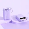 Carga Súper Rápida de 22.5W Viene con un Power Bank de 20000 mAh de Capacidad Real de Cuatro Cables, Mini Fuente de Alimentación Móvil Personalizada Portátil