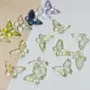 Al por mayor Cristal Glaseado Mariposa Tallado Doble Cara Cuentas Sueltas Pulsera DIY Collar Cuerda para Tejer Accesorios para Abalorios Materiales