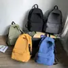 Mochila de Color Sólido Estilo Japonés Moda Femenina Nylon Casual Versátil Estudiante Mochila Escolar Ligera Ins Estilo Coreano Mochila