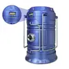 Lanterna Ventilador Leve Multifuncional Esticável para Exterior Tipo Botão Luz de Camping Carregamento Solar LED Luz para Barraca de Camping