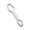 Llave de anillo universal llave alemana de acero pequeño súper duro llave autoajustable 8-24 mm llave manual de doble cabezal con forma especial