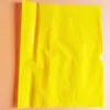 Saco Plástico Plano Amarelo Saco de Embalagem com Revestimento de PE Saco de Cor PE Amarelo Folha Única de PE Amarelo