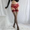Nuevos Calcetines Sexy Sling Sling One Pasión Tentación Largos Seda Negra Coqueteo Lencería Sexy Medias Mujer 8955