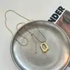 Colgante Metálico Geométrico Hueco Irregular Único Cadena para Suéter Collar Largo para Mujer Cadena para Clavícula Ajustable Versátil Accesorio