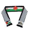 Suministro de fábrica de una variedad de bufandas palestinas con la bandera palestina impresa en poliéster.