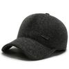 Gorras para Hombre para Otoño e Invierno, Gorras de Béisbol para Personas de Mediana Edad y Mayores, Gorras con Orejeras de Espiga, Gorras tipo Dad con Letras en Inglés, Versátiles