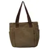 Moda Coreana Primavera 2026 Bolsa de Ombro Leve Retro de Grande Capacidade Bolsa de Mão Tote Versátil Casual para o Dia a Dia