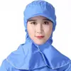 Taller de fábrica de alimentos gorra de trabajo para protección laboral sombrero limpio para procesamiento de alimentos gorra alimentaria gorra con chaleco gorra de trabajo