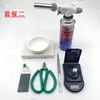 Juego de Herramientas para Reciclaje y Tasación, Equipo de Prueba de Oro, Pinzas para Cortar Oro, Pistola de Prueba de Oro, Crisol para Fundir Oro, Báscula Electrónica