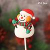 Tarjeta de decoración navideña para insertar en pastel, adorno de papel para pastel, guirnalda, anillo de hierba, decoración de torre de fresas, estrella de dibujos animados, adorno para árbol