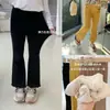 Pantalones de Campana para Niña Verano Delgados de Seda de Hielo Largos Estilo Princesa Popular Pantalones Casuales para Niña Pantalones Elegantes Venta al por Mayor