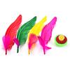 Volante de plumas de ganso de colores súper extraíble para niños adultos, fitness, ensamblado, pluma de pollo, bricolaje, para estudiantes de escuela primaria, competición