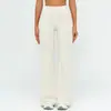 Pantalones Anchos de Terciopelo para Otoño e Invierno Transfronterizos de Cintura Alta Bloque de Color Sueltos Casuales Largos Ropa para Deportes al Aire Libre Correr Fitness 7028
