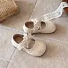 Sapatos Mary Jane Femininos Estilo Doce Laço de Coração, Novos Sapatos de Princesa com Solado Macio Antiderrapante para Primavera e Outono, Sapatilhas Versáteis