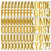 Pegatinas de letras de 4 pulgadas para estampado en caliente transfronterizo para coches, paredes, exposiciones, escuelas y jardines de infancia, letras grandes para manualidades