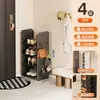 Puerta de Entrada Bolsa para Zapatos Estante de Almacenamiento Tablero Perforado Zapatero Multifuncional Apilable Pasillo Zapatero de Gran Capacidad