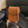 Bolso Transfronterizo para Mujer 2026 Nuevo Estilo Bolso Pequeño Cuadrado de Hombro Cruzado Versión Coreana Billetera Bolso Versátil de Moda Retro Elegante