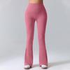 Pantalones Acampanados de Yoga Transfronterizos para Mujer, Pantalones Adelgazantes de Cintura Alta y Pierna Ancha, Pantalones Deportivos de Fitness Levanta Glúteos Tipo Melocotón