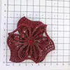 Patch Decorativo de Flor 3D com Strass e Pétalas Full Diamond Venda Quente Transfronteiriça Acessórios de Decoração para Roupas DIY Atacado