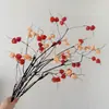 Decoraciones de frutas lujosas y realistas con forma de linterna roja, en un nuevo estilo chino, adecuadas para pasillos de salas de estar, salones de bodas y como accesorios de exhibición para arreglos florales