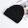 Moda Versátil Unisex Estilo Europeo y Americano Cálido para Exterior a Prueba de Viento Esquí Gorro de Punto Gorro de Lana Puntiagudo Marca de Moda