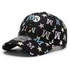 Sombrero Moda Mujer Estampado Cuatro Estaciones Gorra de Béisbol Coreana Viaje al Aire Libre Sombrero para el Sol Ajustable Muestra la Cara Pequeña Sombrero de Algodón